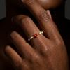 Exquisite Red Love CZ Engagement Proposal Rings for Women Shiny Cubic Zirconia Heart Shape Finger Ring Female Versatile Jewelry