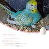 LYHMHAMY Fake Plastic Set of Bird Toys for and Small Breeding Fake Egg Food DIY Gardening Accessories Eggs, Eggs, 6, Parakeets, Budgies, Birds,