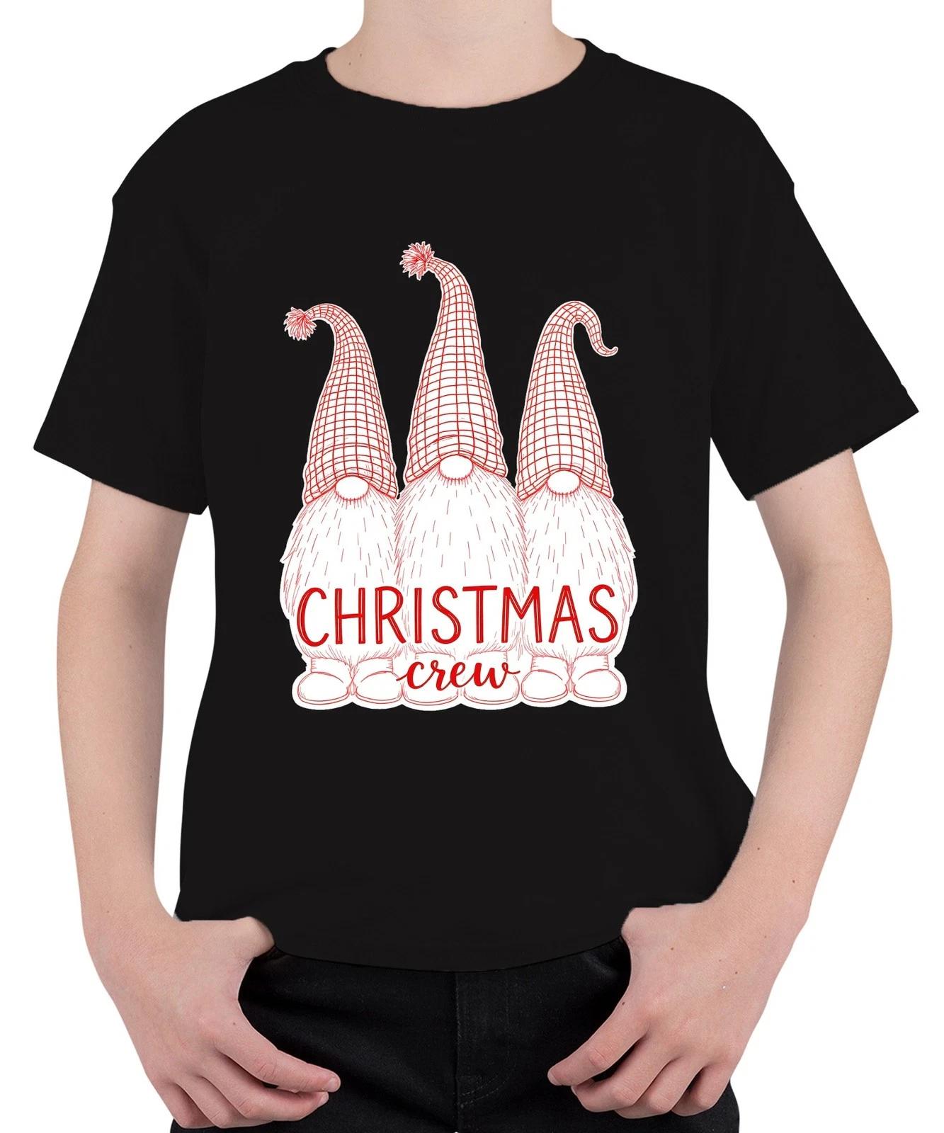 Christmas crew Weihnachtsgnom Gnom Niedlich Skandinavisch Retro Unisex Kinder T- XXL