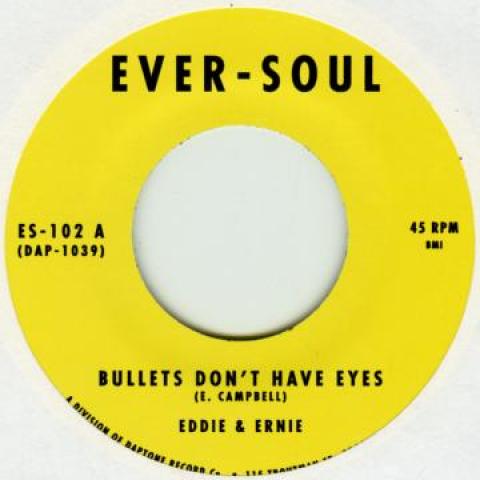 

7inch Record ERNIE EDDIE - Bullets Don t Have Eyes / In These DAP1039 Daptone Records 2008 US Soul/Funk