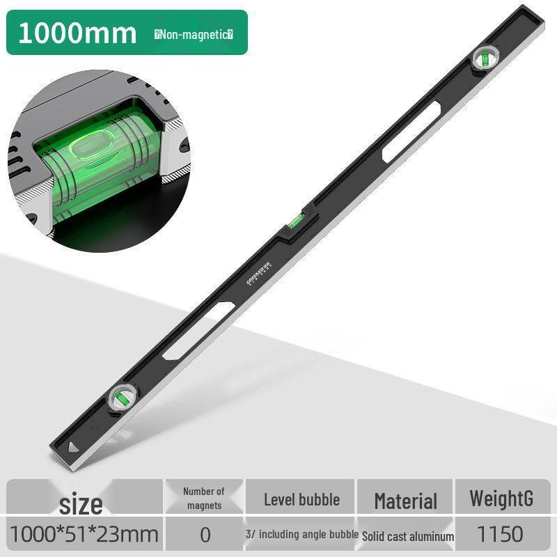 Small High Precision Aluminum Alloy Magnetic Spirit Level for Home Decoration
