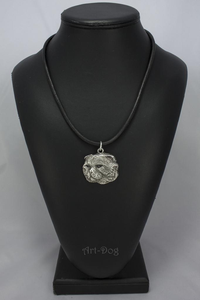 Cat - necklace with a cat, silver-plated pendant for a fan of cats, unique jewelry by Art-Dog brand