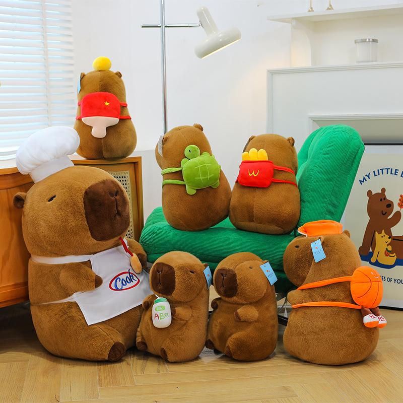 New Full-size Kapibara Plush Toy Large Capybara Doll Grab Machine Doll Girl Children's Gift