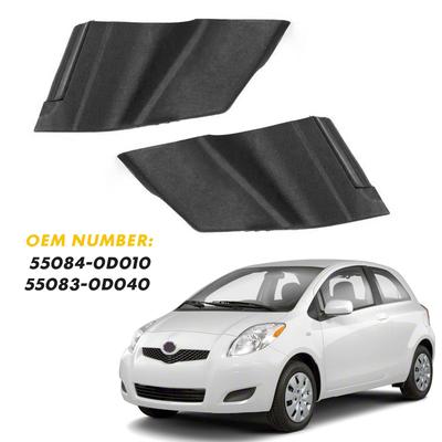 2 Peças Tampa Lateral do Wiper do Para-brisa Acabamento Encaixa Para Toyota Yaris 4 Portas 2006-2010