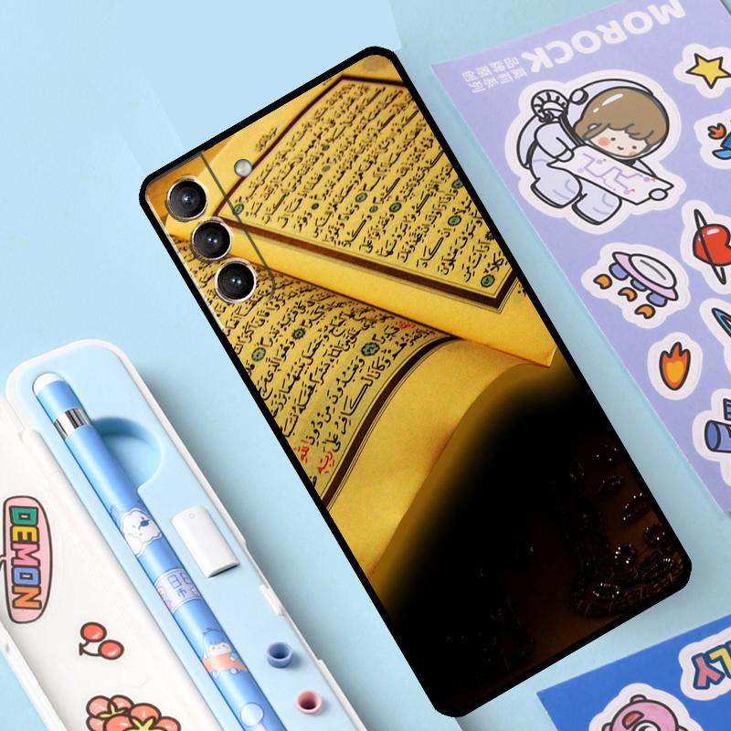 Al Quran Kareem Case For Samsung Galaxy S25 Ultra S21 S22 S20 S24 S23 Ultra S9 S10 Plus S25 FE Cover Coque