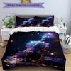 3pcs Anime Cartoon Design Violin Musical Instrument Bedding Set, Includes One Quilt Cover and Two Pillowcases (No Core), Perfect for Home Decor