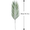 10Pcs Artificial Palm Tropical Leaves Monstera Leaves for Hawaiian Party Beach Table Wedding Baby Shower Birthday Decoration
