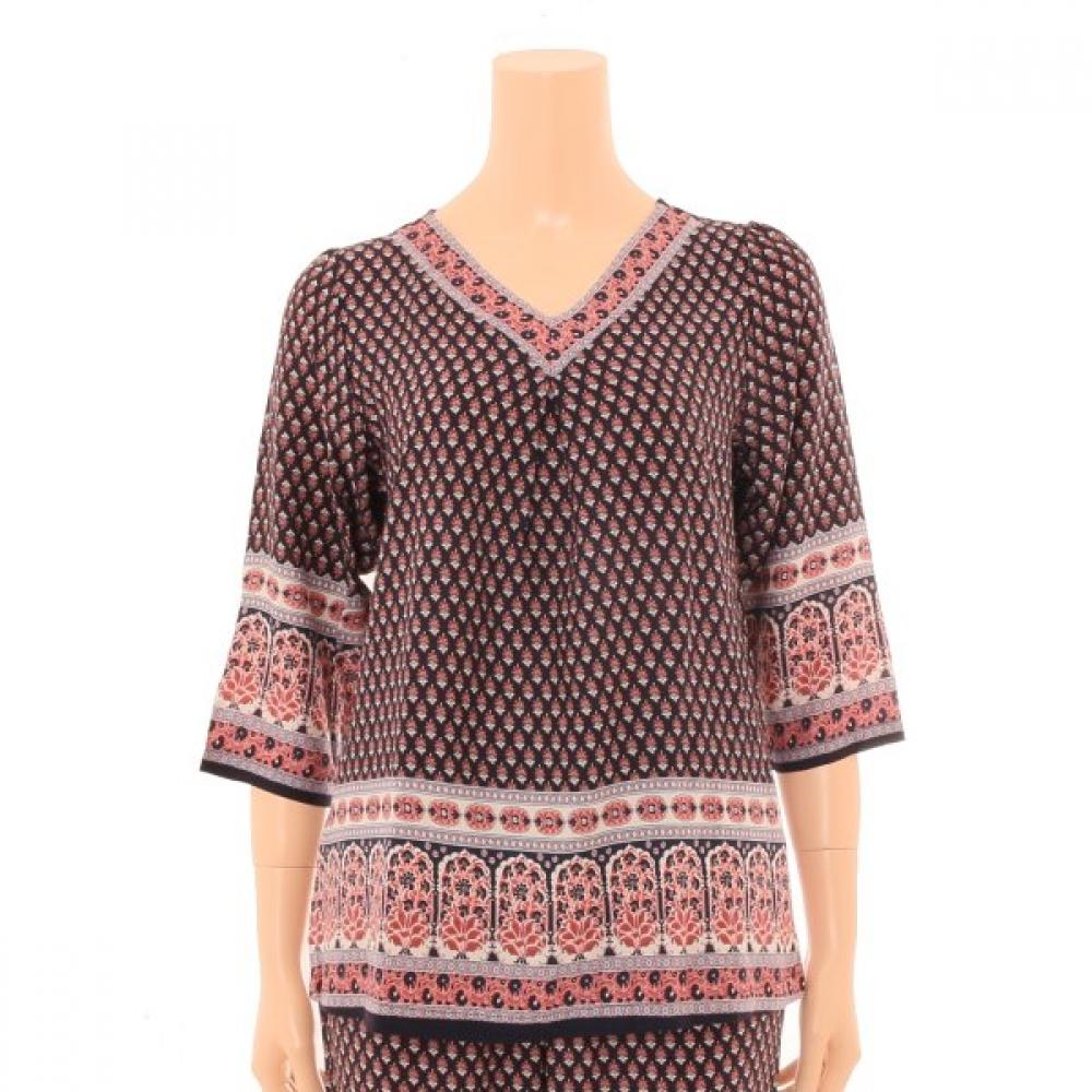Wakolu Soft Touch Homewear Top Wpa232ws blue 100 (XL)
