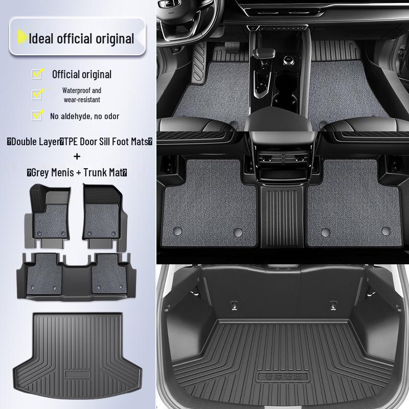 2025 Li Auto L6 & L9 TPE Floor Mats and Interior Accessories Set