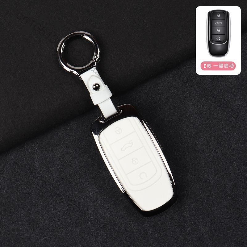 Alloy Style Car Key Case Cover Shell For Chery Tiggo 7 4 8 Pro Jaecoo J7 J6 J8 Omoda 5 9 C5 C9 E5 Ebro S800 S700 Phev Key Chain