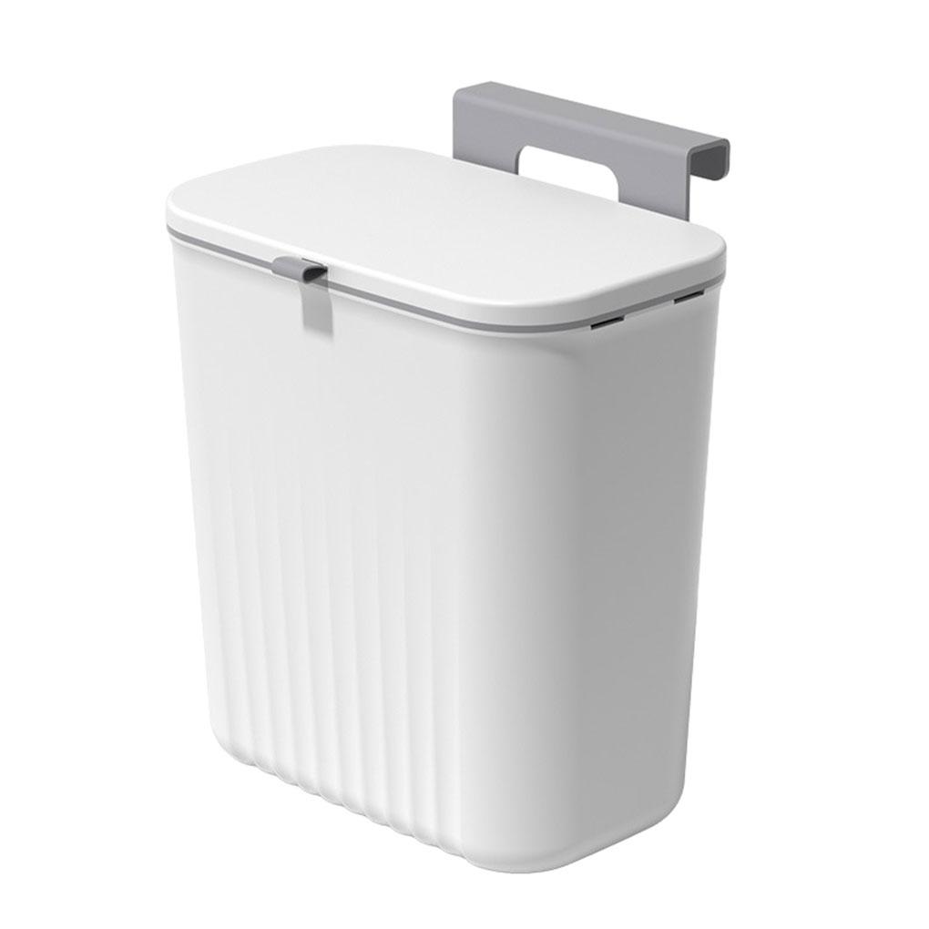 High-Strength PP Plastic Trash Can - Sealed And Odorless Easy To Clean Wall Mounted Trash Can Trash Can For Kitchen