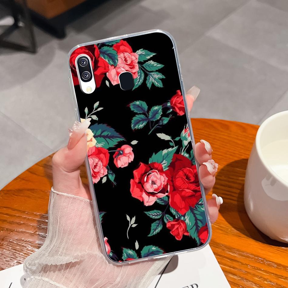 For Samsung Galaxy A40 A41 Phone Case Simple Creative Clear Back Cover For Samsung A 40 A 41 Soft TPU Silicone Anti Drop Fundas