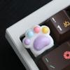 Colorful Kitten Claw Keycap for Mechanical Keyboards Resin Cartoon Claw Keycaps Heat Resistant and Comfortable Typing 1PC