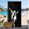 Asciugamano da Spiaggia Michael Jackson Stampato Asciugatura Rapida Super Assorbente Morbido Leggero Asciugamano da Bagno per Piscina Viaggi Estivi