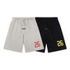 Essentials 26 Number Print Sweatshorts Herren Oversized Locker Baumwolle Kordelzug Elastischer Bund Streetwear Lässig Sport Kniekurz