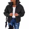 Women's Quilted Puffer Vest Sleeveless Lightweight Zip Up Jacket Winter Warm Coat Outerwear Short Puffer Jacket with High Collar