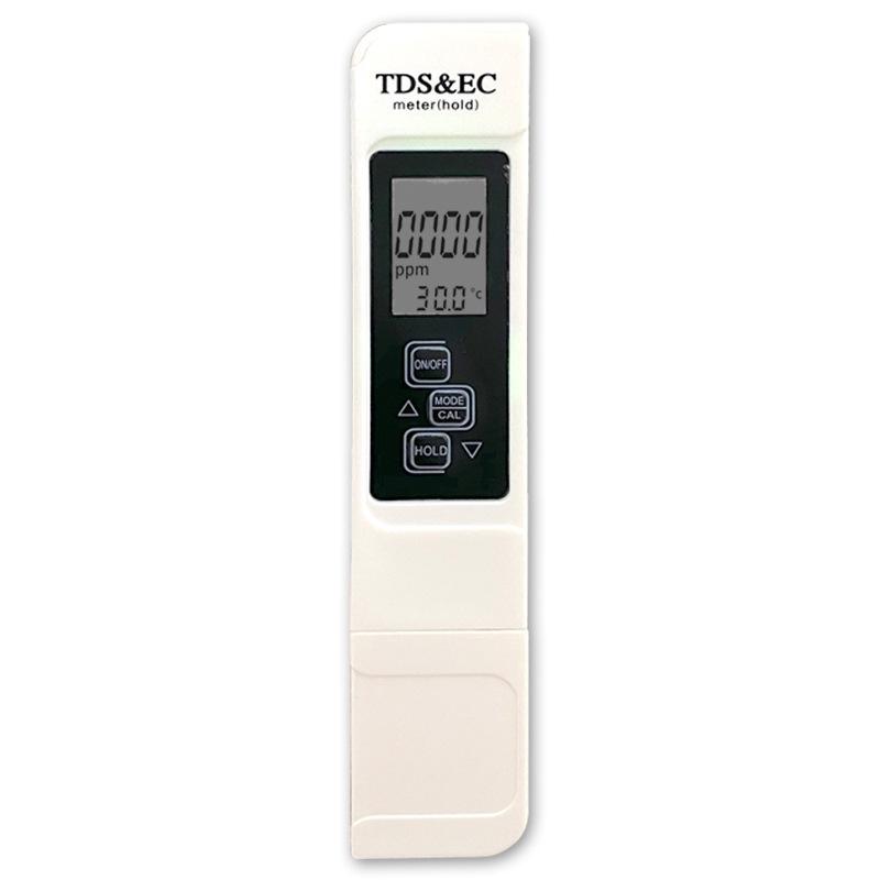 1pc White Handheld TDS Digital Water Tester High Precision Household Purified Tap Water Multifunctional Large Screen Display