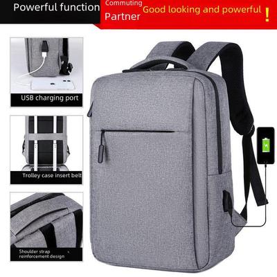 Mochila multifuncional masculina de grande capacidade com carregamento USB