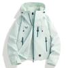 Men Women 3-in-1 Waterproof Windproof Hiking Jacket With Removable Fleece Liner Outdoor Activities