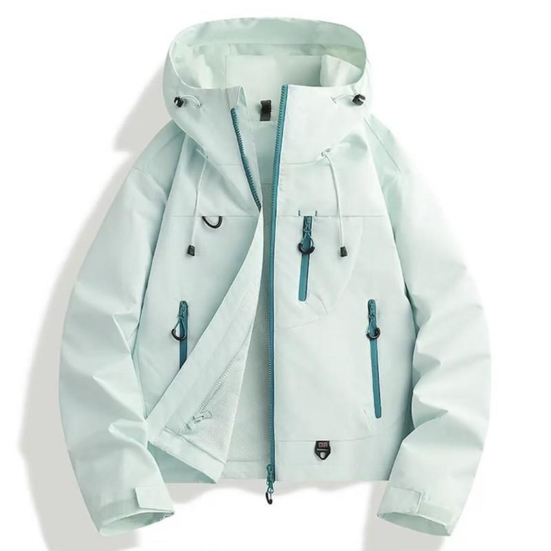 Men Women 3-in-1 Waterproof Windproof Hiking Jacket With Removable Fleece Liner Outdoor Activities