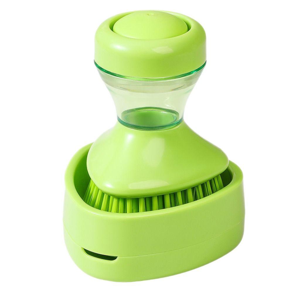 Creative Kitchen Dish Brush Press Cleaner Cookware Cleaner Brush  Sink Cleaning