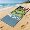 Towel For Outdoor Camping Beach Towel Super Absorbent Portland Frog Resist Quick-Drying Summer Towel