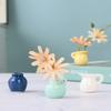 Mini Vase Refrigerator Magnet Creative Magnetic Flower Arrangement Decorative Object DIY Refridgerator Magnets