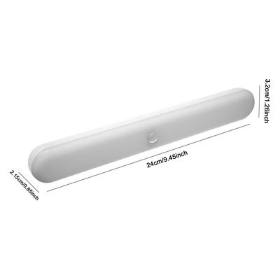 Wireless Mirror Front Lamp Battery Operated LED Magnetic Cabinet Lights Adjustable Color Brightness & Angle for Home Bathroom