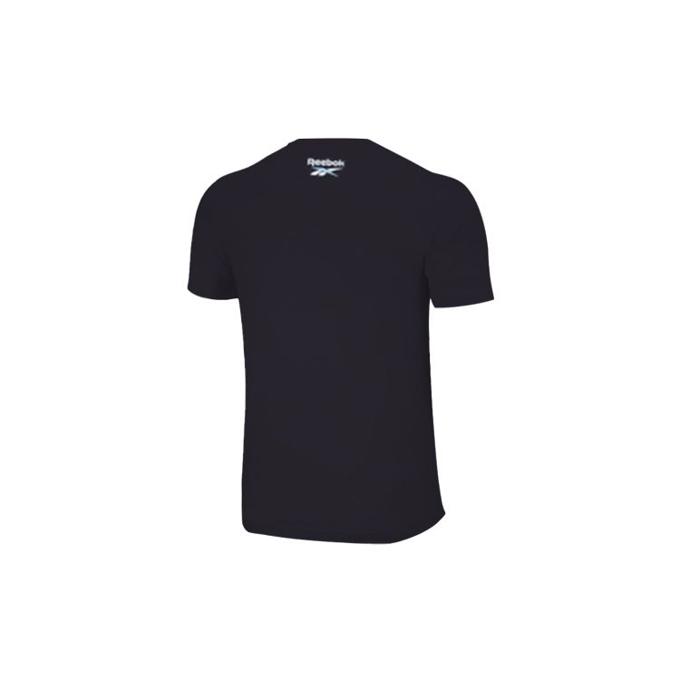Reebok Retro Print Casual Sports Short Sleeve T-Shirt Unisex Tops Black GS4183