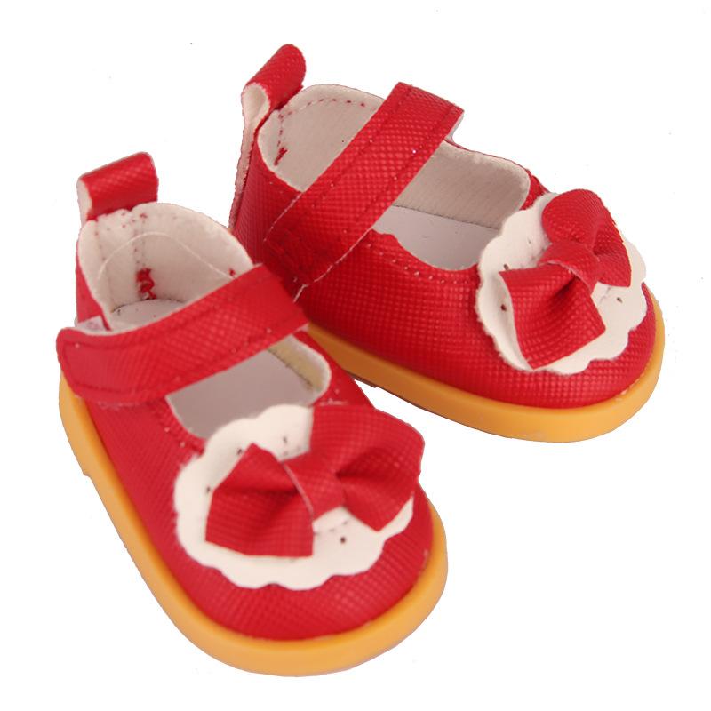 14 Inch Doll Shoes 5cm Shoes 20cm Cotton Doll Bow Shoes Toy Doll Shoes