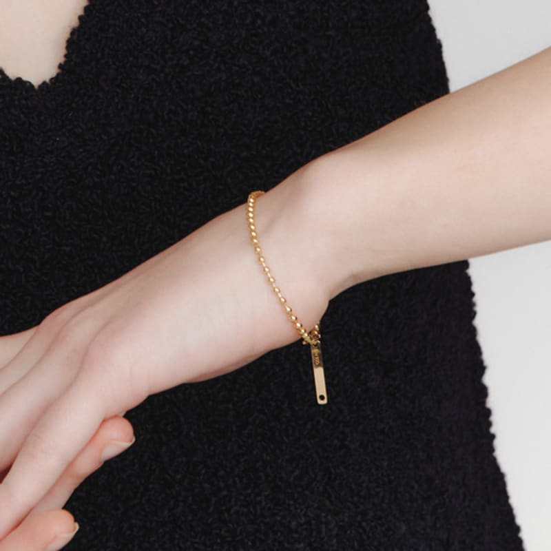 LUNNE Silver 925 Ball Chain Bracelet (2.5mm) #LSB11