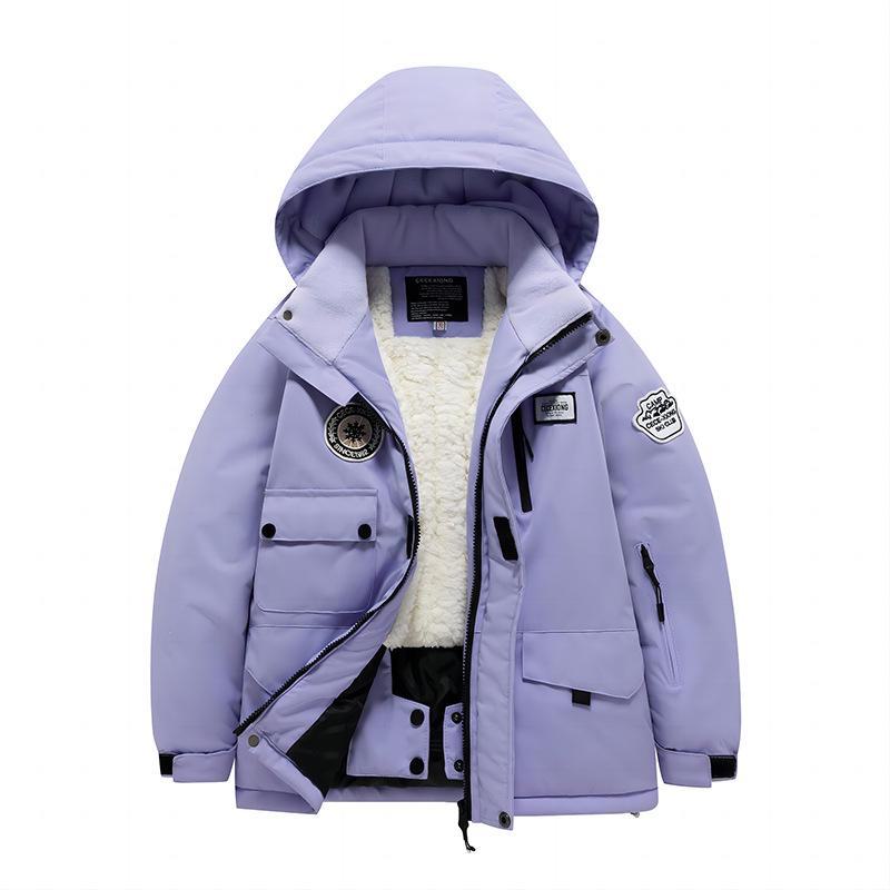 Kids' Trendy Waterproof Ski Suit Set - Warm, Windproof Gear for Boys & Girls