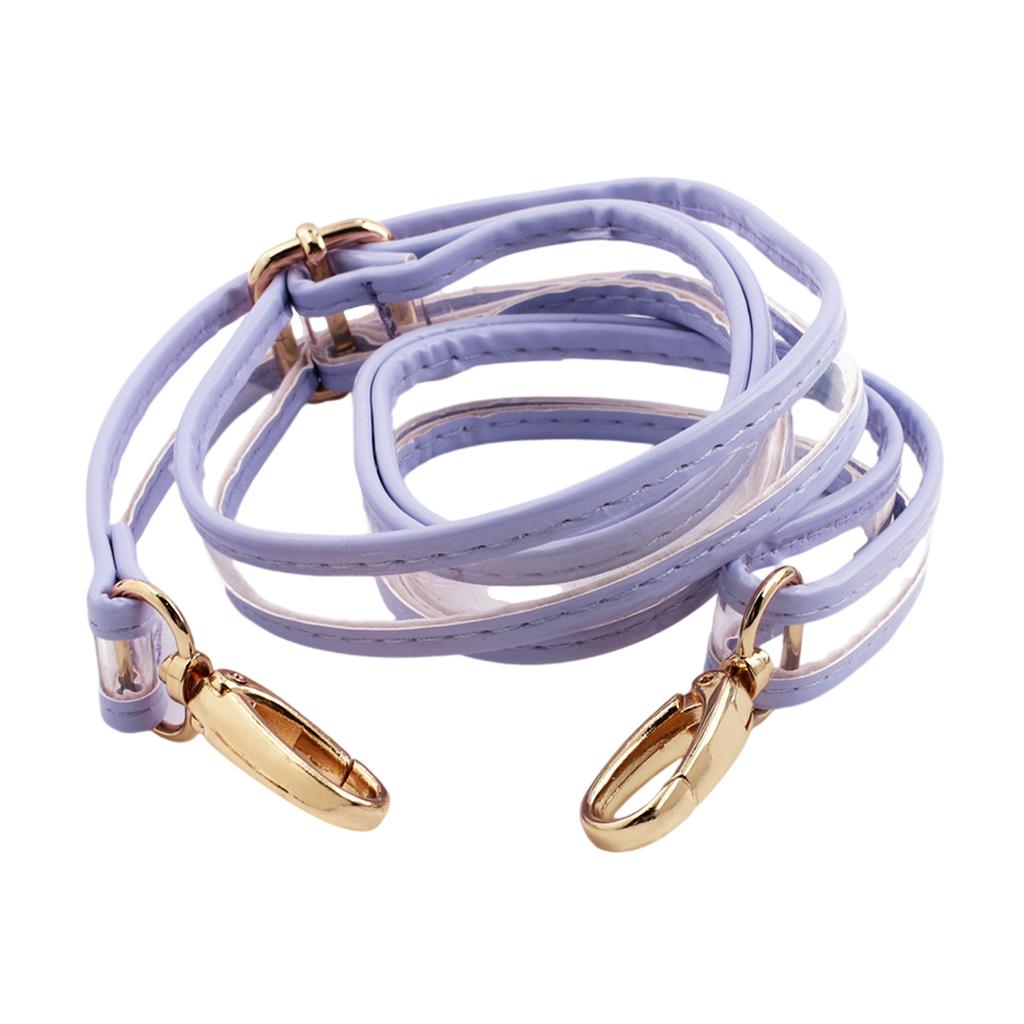 Crossbody Handle Fashionable Strap Long Shoulder Belt Long PVC Strap Comfortable Bag Handle for DIY Customization