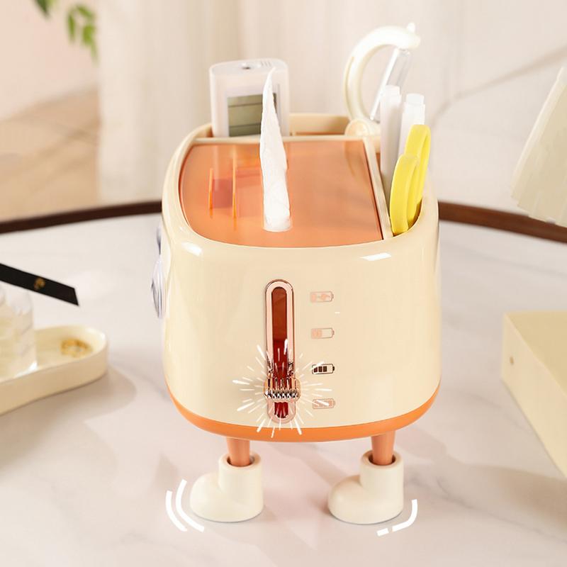 Roztomilý kreslený zásobník na papírové kapesníky Dekorativní krabička na papírové kapesníky Příslušenství multifunkčního organizéru na papírové kapesníky do auta