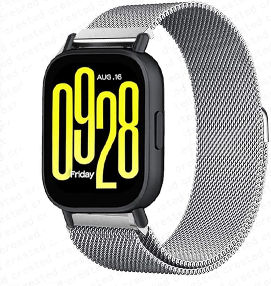 

Milanese loop Strap for Xiaomi Redmi Watch 5 Active Metal Stainless Steel Bracelet correa Redmi Watch 5 Lite Magnetic Wristband Redmi Watch 5 Lite серебряный