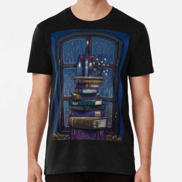 Books Castle Premium T-Shirt S To 5XL Made In the AU/USA T-Shirt