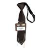 Pin Name Badge Pre Tied Tie with Chain Campus School Uniform Adjustable Necktie Neckwear Accessories for Women and Men
