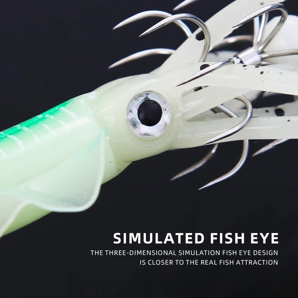 Amazing Lures Squid Bait Kit Double Layered Umbrella Hook Fishing Gift  Squid Fishing