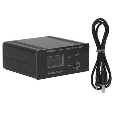 Standing Wave Meter Digital Display USB Charging 50 Ohm  HF Shortwave Power Meter 120W