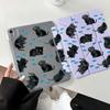 Cute Cartoon Cat Y-Fold Holder Cover Tablet Case For iPad Pro 11th 10th 9th 8th 7th 12.9inch Pro 2025 Mini 6 7 Air 4 5 M3 M2 1 2