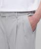 MUSINSA STANDARD Lightweight Real Wide Hidden Banding Slacks [Light Gray]