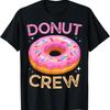 Donut Crew Matching Friend Family Lover Birthday Girls T Shirt - Men's Summer Cotton Graphic Tee