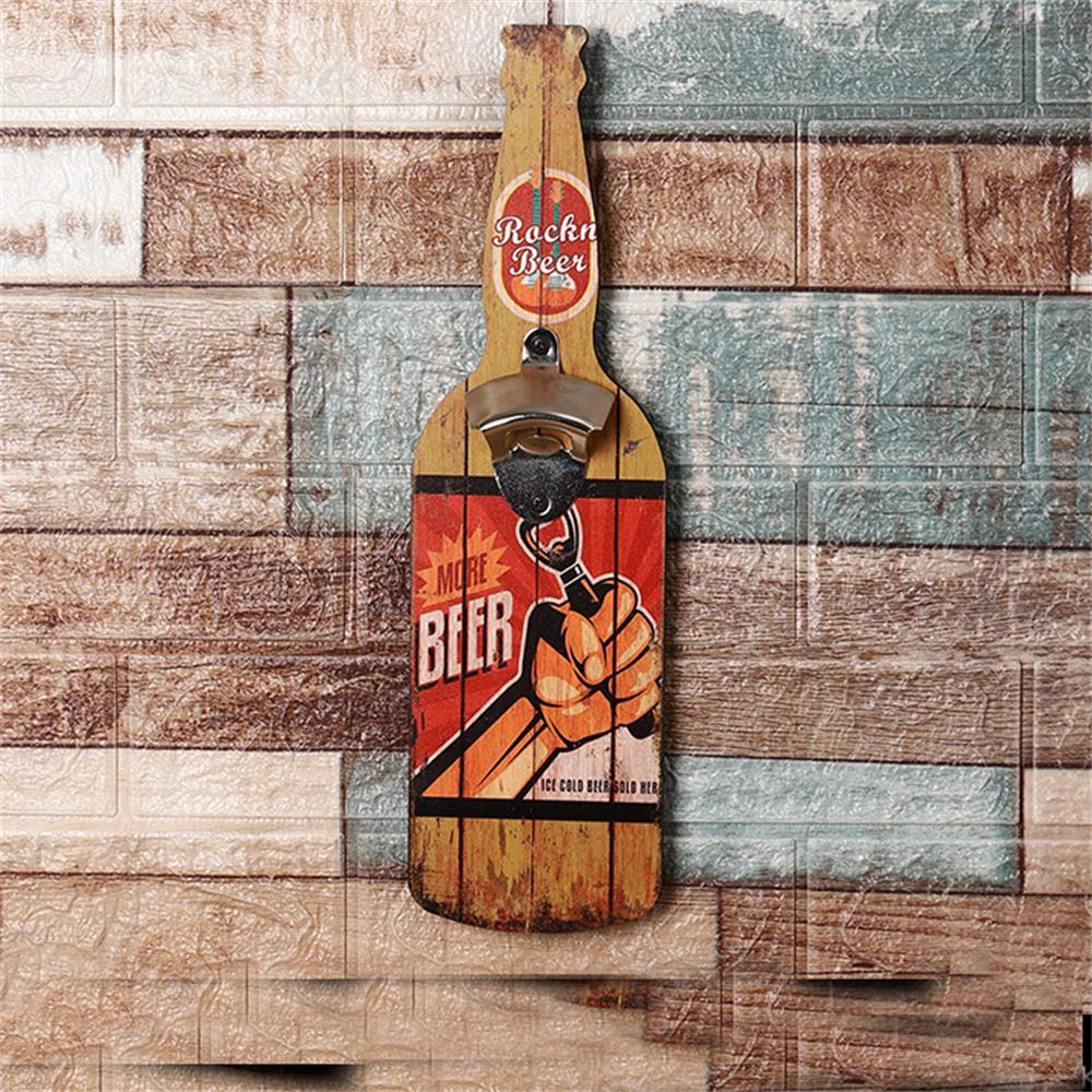 Personalized Creative Wall Pendant Bottle Opener For Restaurant Barbecue Shop Unique Bar Essential Decorative Wall Art