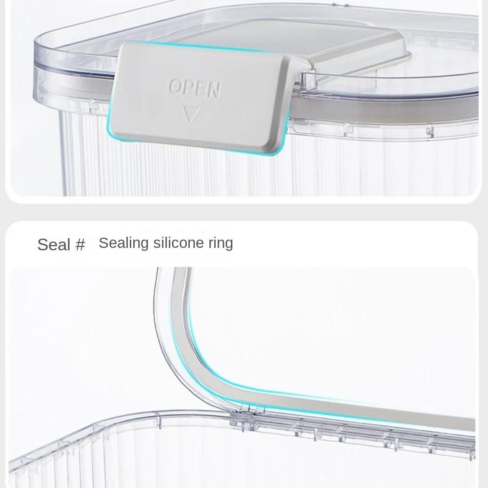 Sealed Rice Container - Household Use, Large Capacity Moisture-Proof, Kitchen Grain Jar, Insect-Proof Rice and Flour Storage Jar