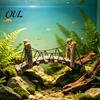 Resin Landscape Decor Aquarium Bridge Ornament, Arch Miniature Fish Tank Decor, Reptile Terrarium Mini Model for Terrarium, Fairy Garden Accessories