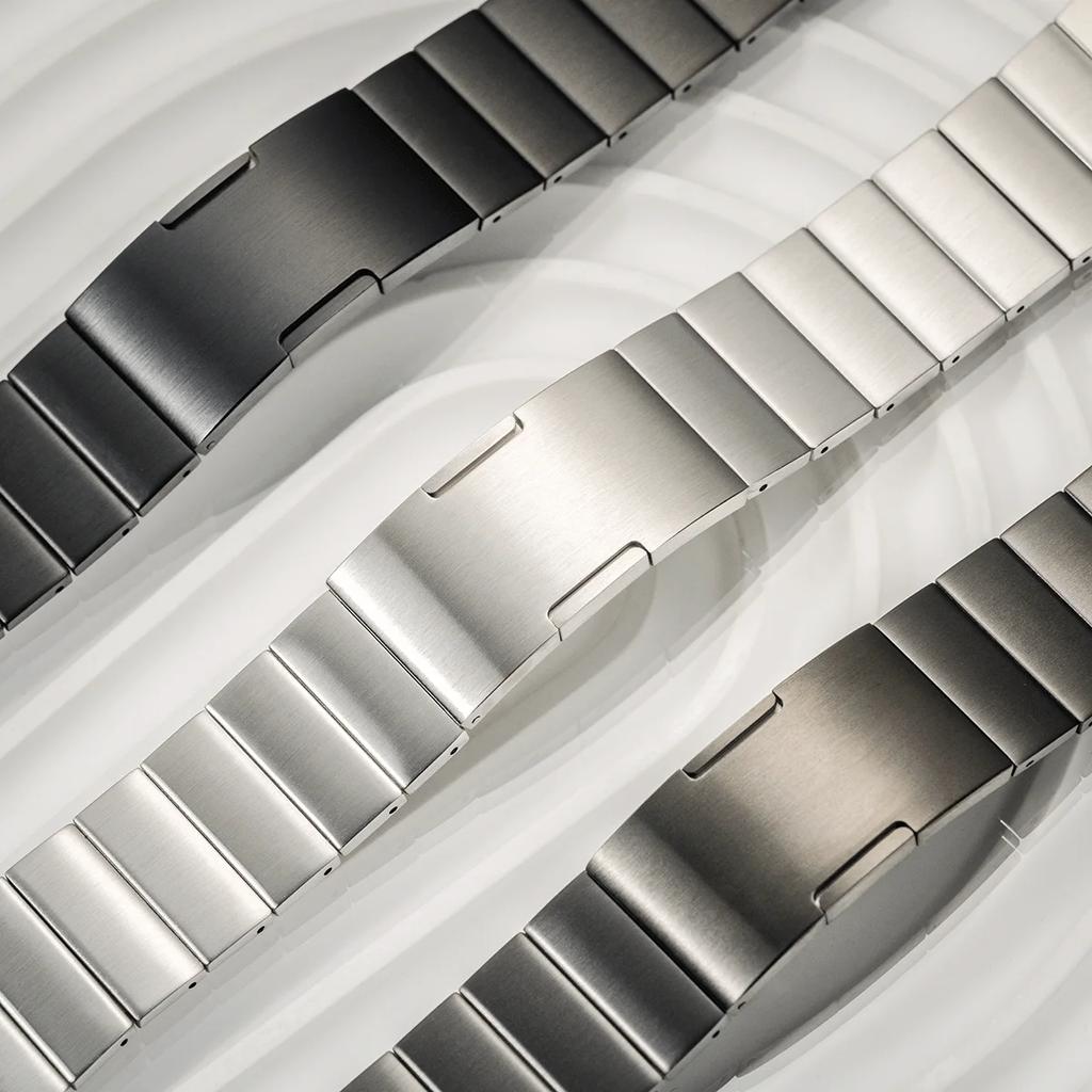 Stainless Steel Band For Apple Watch Ultra 2 49mm 10 46mm 9 8 7 SE 6 Man Strap for iWatch 45mm 41 42 44mm Metal Bracelet Correas
