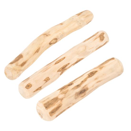 Yousheng Natural Dog Chew Stick Coffee Wood Dog Chew Toy Safe Puppy Teething Toy Dental Health Stick for Dogs Chewing Instinct Entertainment