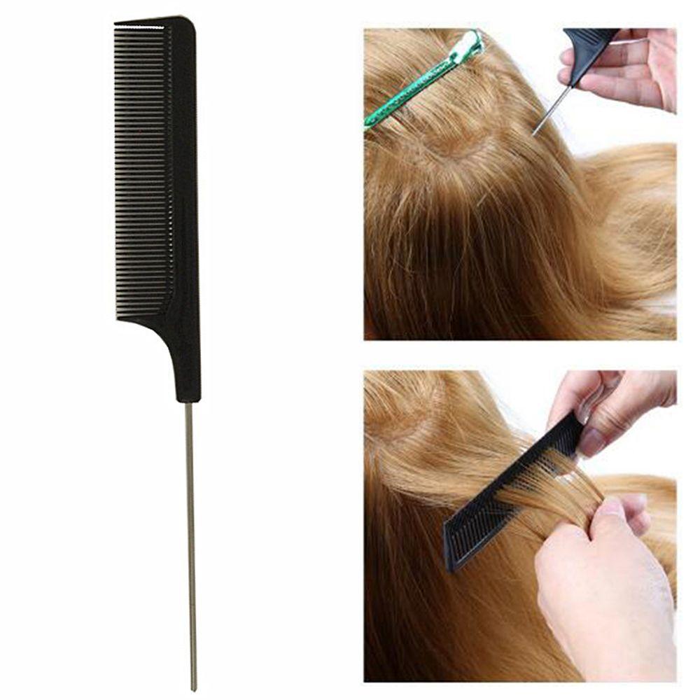 Hairdressing Barber Foiling Highlighting  Hair Comb Hair Extensions Toothed Hair Brush Pin Tail