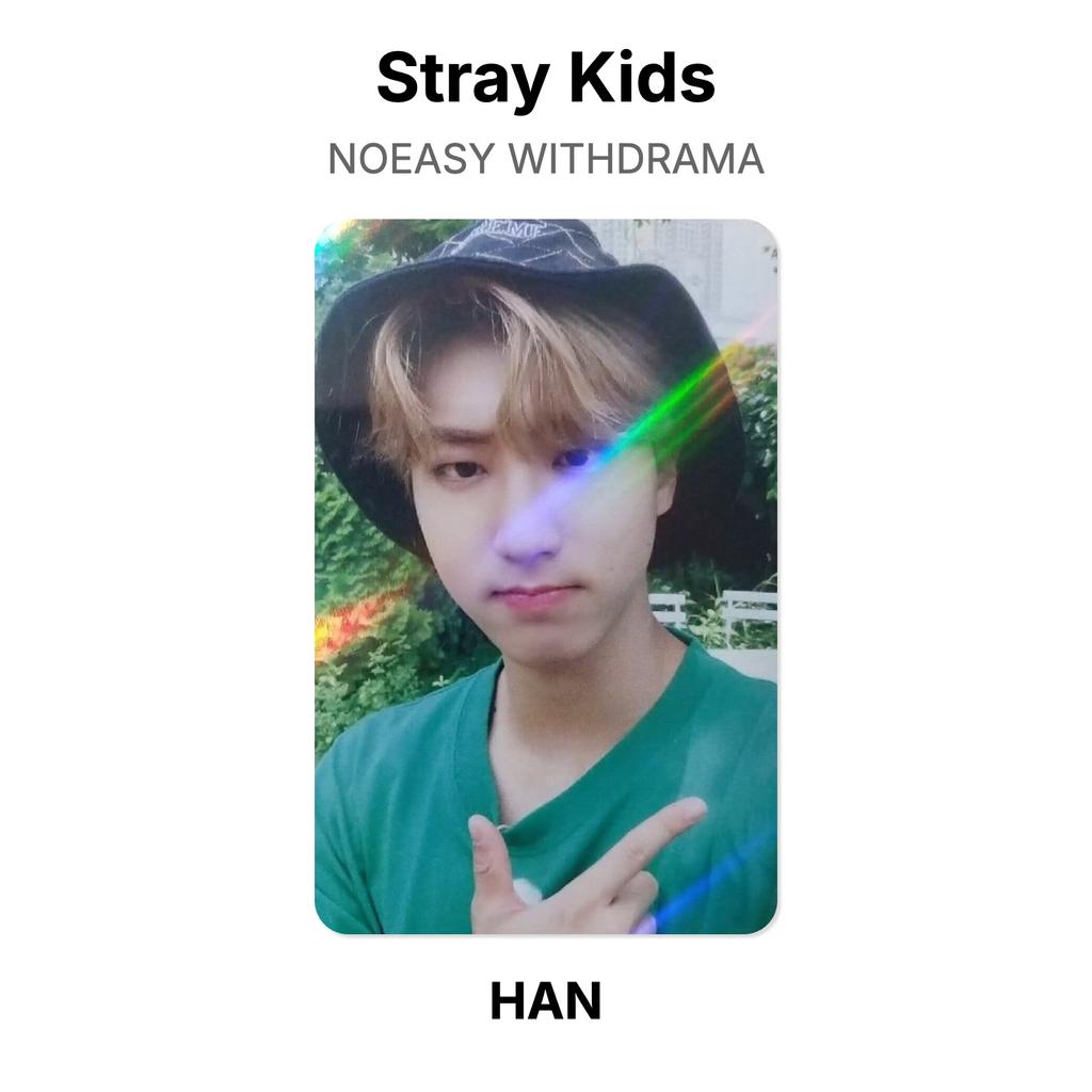 Stray Kids NOEASY WITHDRAMA Official Photocard
