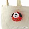 Sekiguchi Daruma Snoopy Mascot Plush Toy, H8.5cm